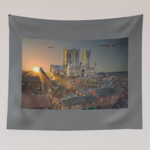 Item preview, Lancaster Bombers Over Lincoln designed and sold by Alisonchambers2.