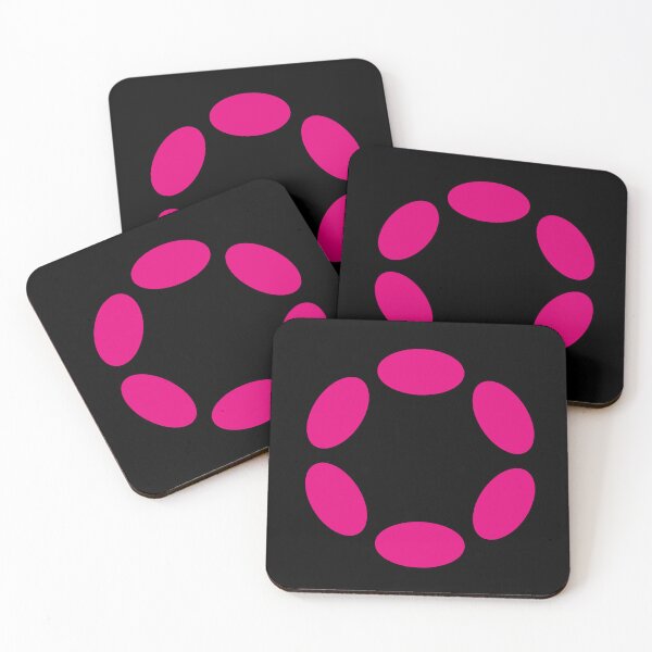 Item preview, Polkadot DOT Crypto Altcoin - Clean Pink Outline Logo Variant #1 designed and sold by CryptoMoods.