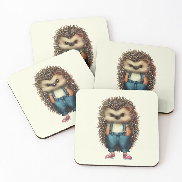 Item preview, Hipster Hedgehog V1 designed and sold by HipsterAnimals.