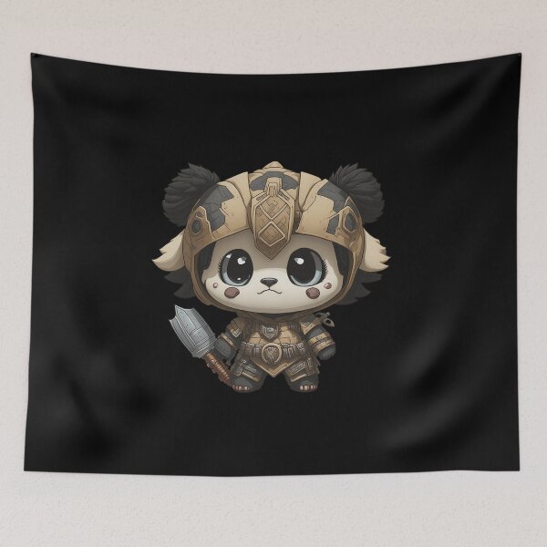 Item preview, Cute Pandalorian Panda Digital Chibi  Art designed and sold by ChibiArtline.
