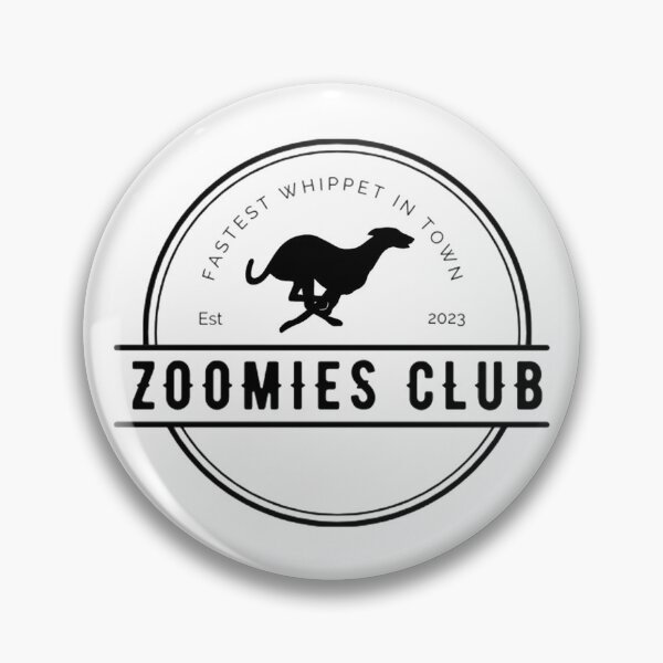 Item preview, Whippet "Zoomies Club" Design designed and sold by BeyondThePeg.