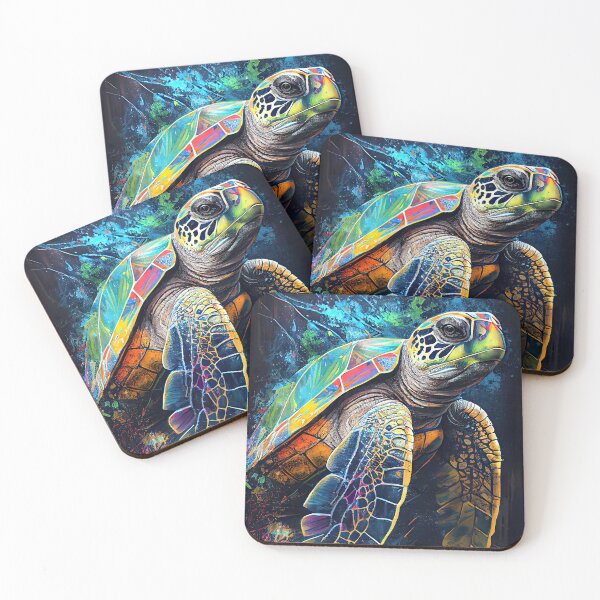 Artikelvorschau, The Patient Turtle - Deep in the Ocean entworfen und verkauft von Earth Celebration Designs.