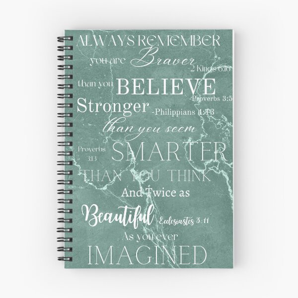 Item preview, Believe Journal- Green designed and sold by PidginJournals.