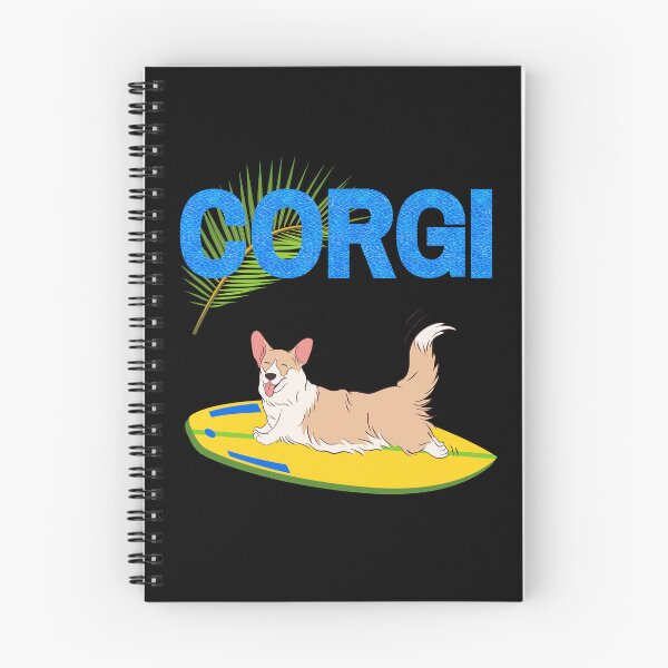 Item preview, Welsh Corgi Pembroke Dog on Surf with Summer Vibes designed and sold by SeasonalDogs.