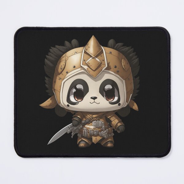 Item preview, Cute Pandalorian Panda Digital Chibi Art designed and sold by ChibiArtline.