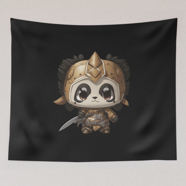 Item preview, Cute Pandalorian Panda Digital Chibi  Art designed and sold by ChibiArtline.