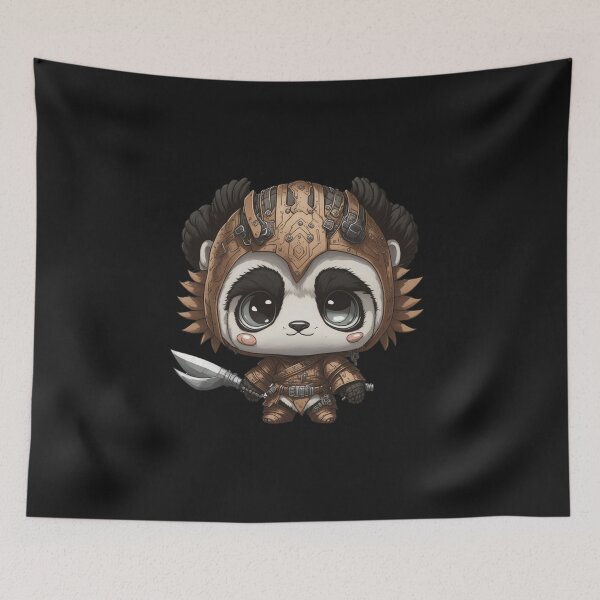 Item preview, Cute Pandalorian Panda Digital Chibi  Art designed and sold by ChibiArtline.