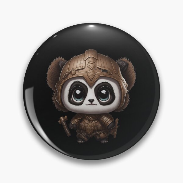 Item preview, Cute Pandalorian Panda Digital Chibi  Art designed and sold by ChibiArtline.