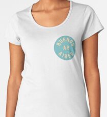 Buenos Aires - Argentina - Blue Circle Women's Premium T-Shirt