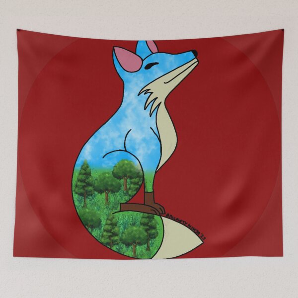 Item preview, Happy Fox - Forest  designed and sold by A-Rickety-Ninja.