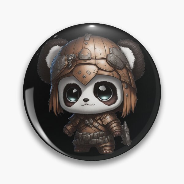 Item preview, Cute Pandalorian Panda Digital Chibi  Art designed and sold by ChibiArtline.