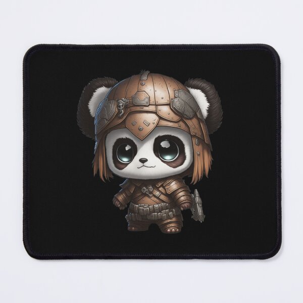 Item preview, Cute Pandalorian Panda Digital Chibi  Art designed and sold by ChibiArtline.
