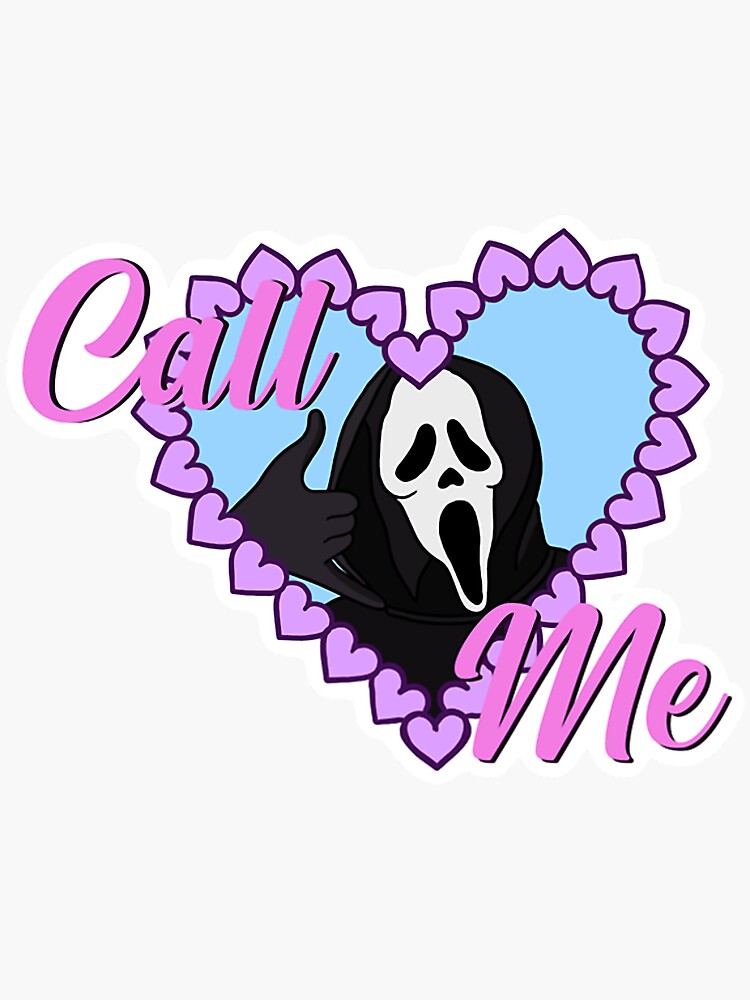 Ghostface Phone Call Magnet for Sale by solartd