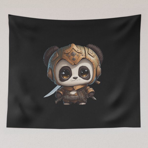 Item preview, Cute Pandalorian Panda Digital Chibi  Art designed and sold by ChibiArtline.