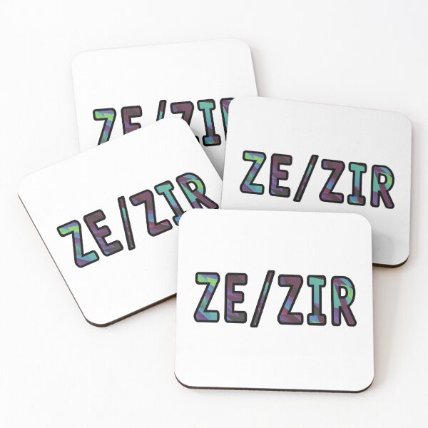 Item preview, ZE/ZIR pronouns  designed and sold by Sagansuniverse.