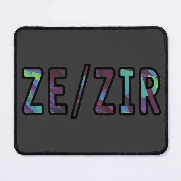 Item preview, ZE/ZIR pronouns designed and sold by Sagansuniverse.