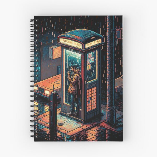 Item preview, Phonebooth On A Rainy Night designed and sold by taoistviking.