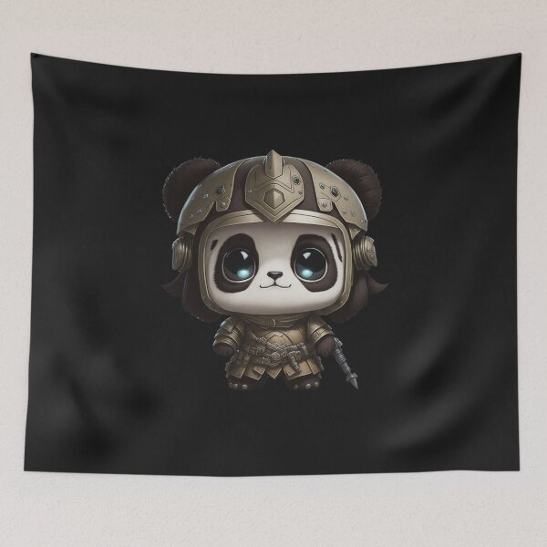 Item preview, Cute Pandalorian Panda Digital Chibi  Art designed and sold by ChibiArtline.