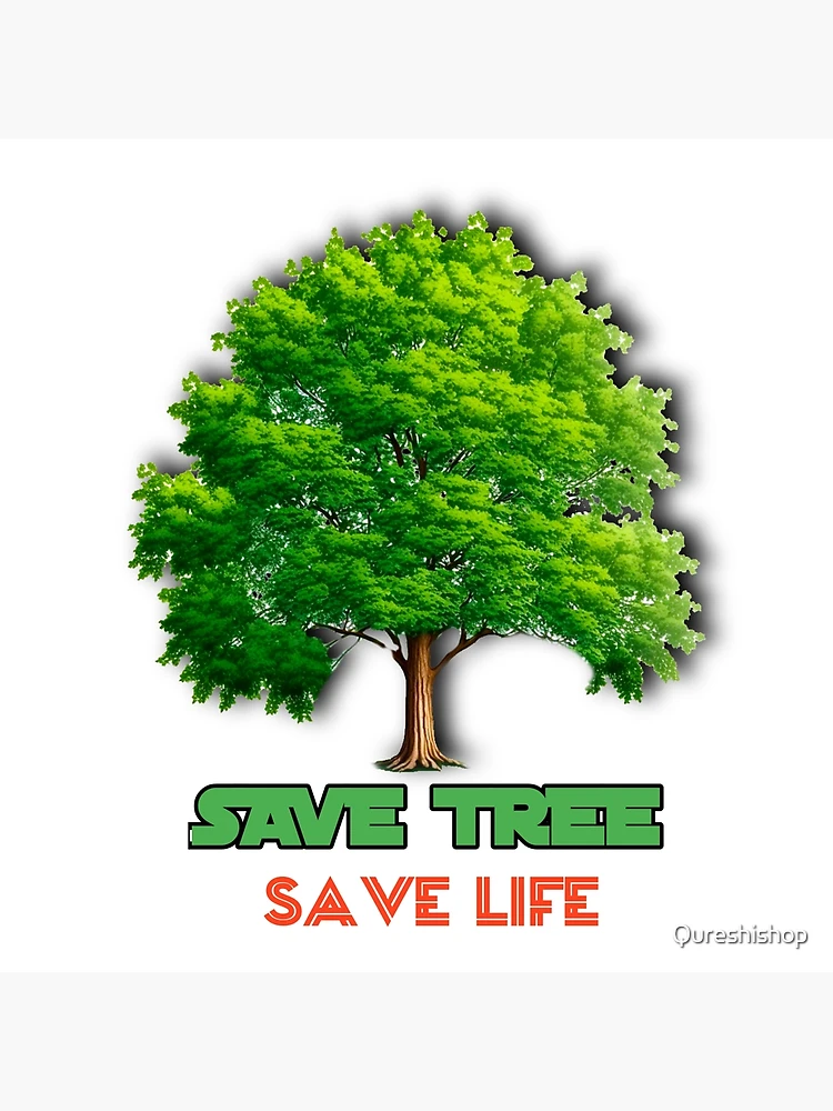 Very easy drawing for Save trees Save life for kids and beginners // Save  trees Save Earth . - YouTube