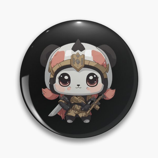 Item preview, Cute Pandalorian Panda Digital Chibi  Art designed and sold by ChibiArtline.