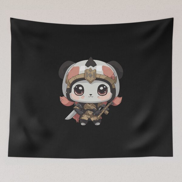 Item preview, Cute Pandalorian Panda Digital Chibi  Art designed and sold by ChibiArtline.