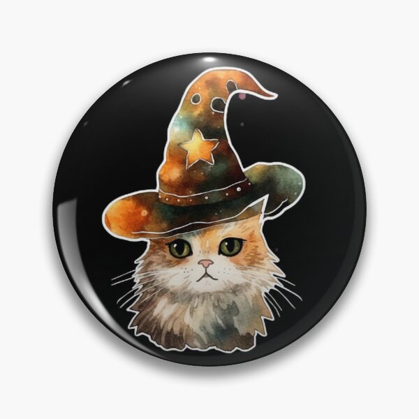 Item preview, Red Cat Miaw Wizard | Watercolor Cat Miaw designed and sold by FantasySoul.