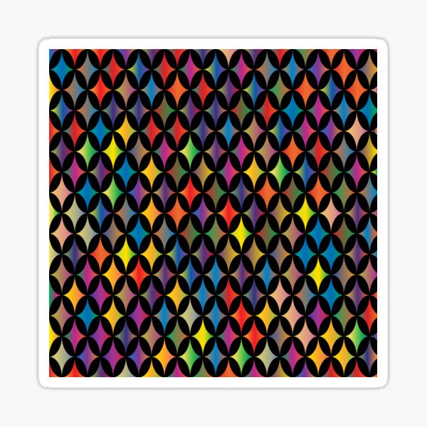 shiny patern. Sticker