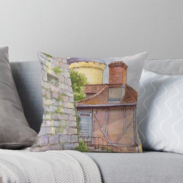 Item preview, Hautefort Château and Village in the French Périgord designed and sold by Dai Wynn Fine Art.