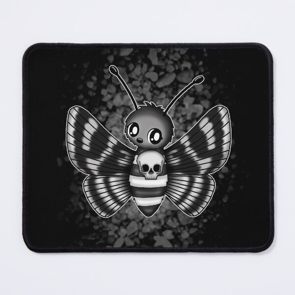 Item preview, cute gothic death moth designed and sold by Pezi-Creation.