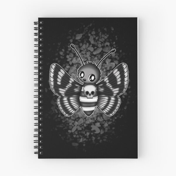 Item preview, cute gothic death moth designed and sold by Pezi-Creation.