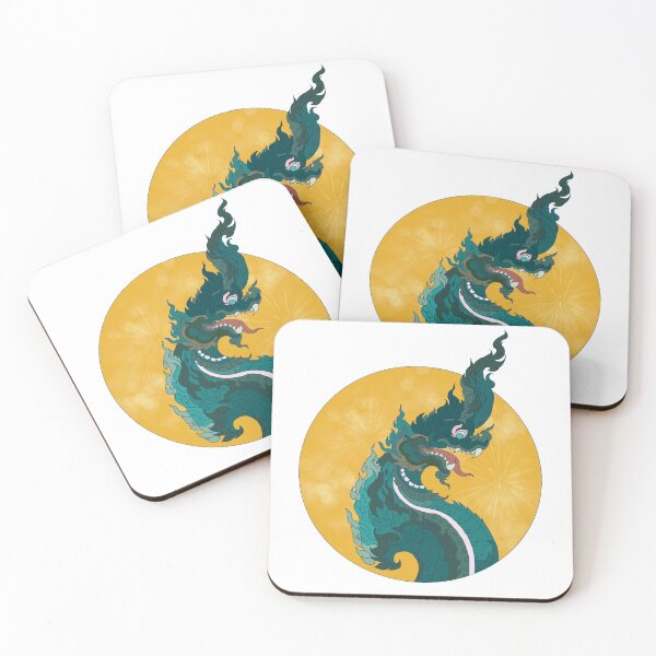 Item preview, Art Thai Dragon and Full Moon designed and sold by iLuckTarn.