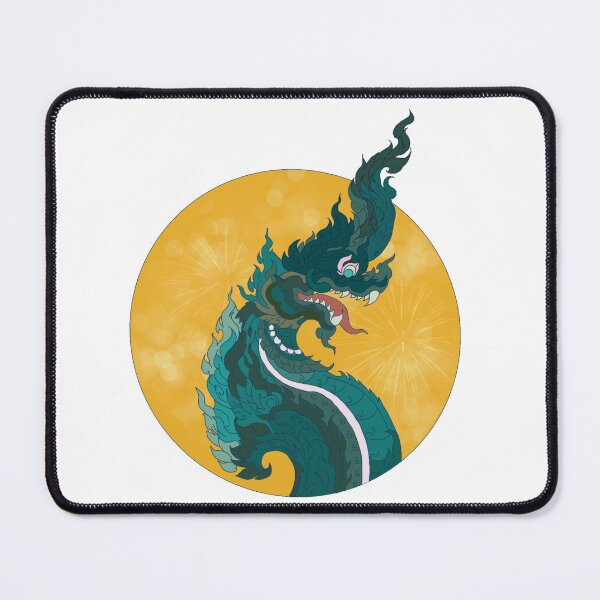 Item preview, Art Thai Dragon and Full Moon designed and sold by iLuckTarn.