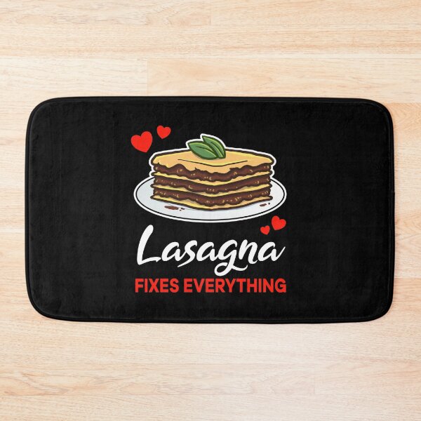 Item preview, Lasagna fixes everything saying designed and sold by jonmlam.