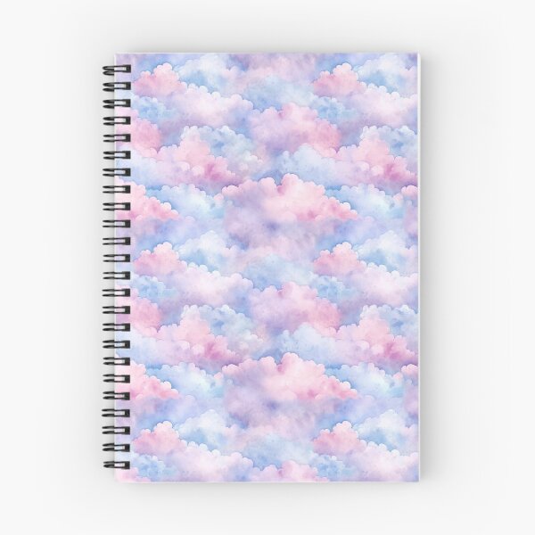 Item preview, Watercolor Cotton Candy Clouds Pattern designed and sold by TheThreePixels.