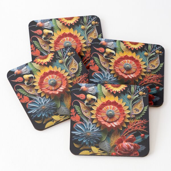 Item preview, Colorful Floral Composition designed and sold by Piotrek0001.