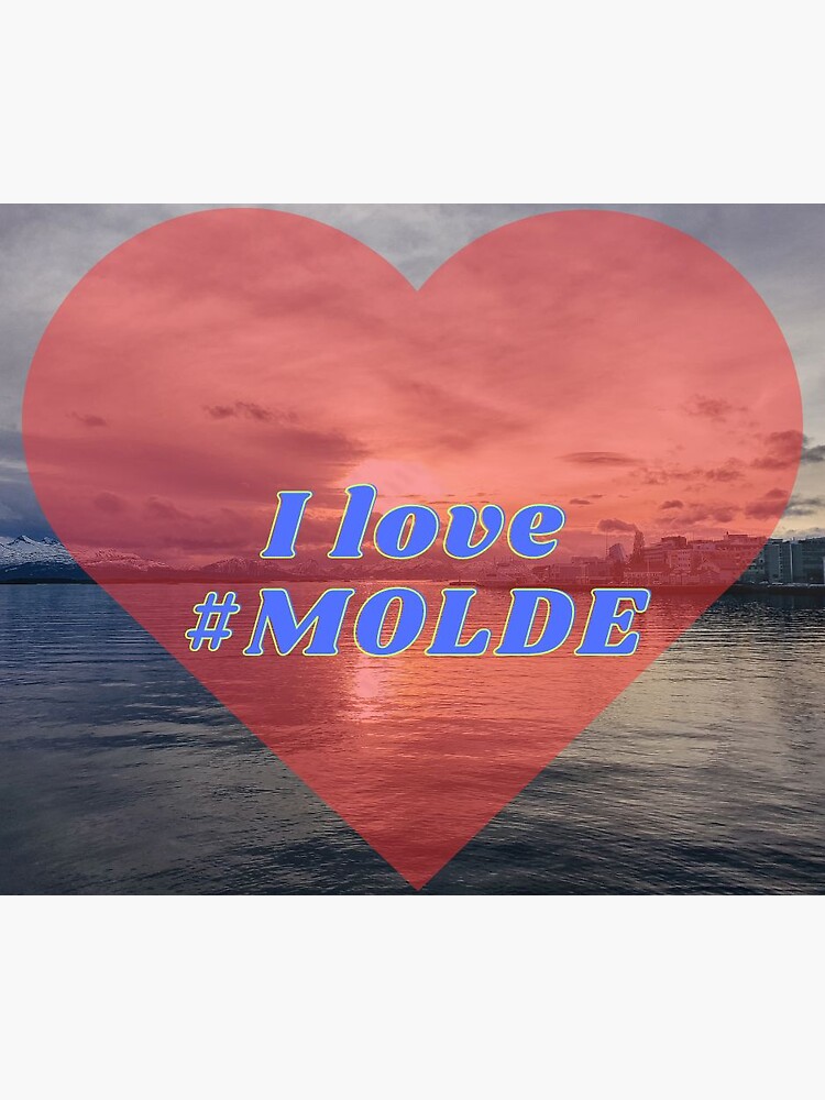 Thumbnail 3 of 3, Sticker, I Love Molde designed and sold by Tonny Frøyen.