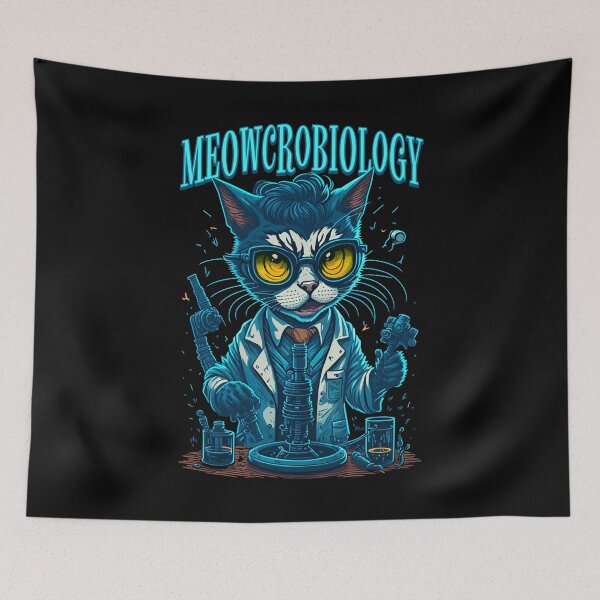 Item preview, Meowcrobiology Cat Meow Microbiology Science Biology designed and sold by GrandeDuc.