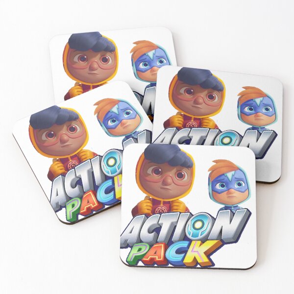 Item preview,  Action Pack , cartoon, oddbot, kids, action pack oddbot, superheroes, christmas, halloween - retro , designed and sold by parkid-sd.