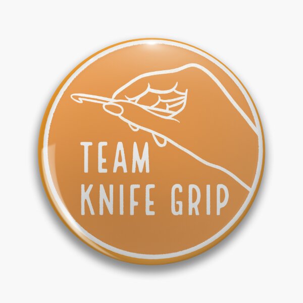 Artikelvorschau, Team Knife Grip - Häkelnadel entworfen und verkauft von artbymandymeow.