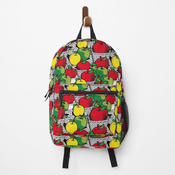 Item preview, Pop art red, yellow, and green apples for Rosh Hashanah designed and sold by JewWhoHasItAll.