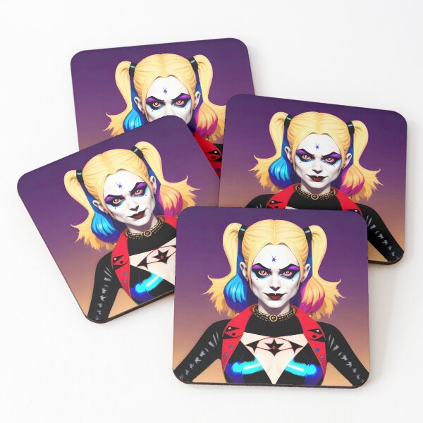 Item preview, 90's retro style Harlequin inspired comic art designed and sold by Awesome Things.