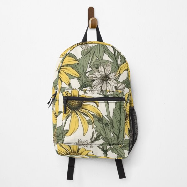 Item preview, Black-Eyed Susan Flower Pattern - Wildflower Illustration designed and sold by FloralDecorShop.