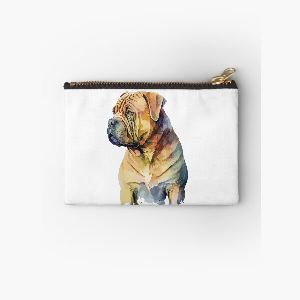 Item preview, Chinese Shar-Pei Dog watercolor portrait designed and sold by Gerald Waters.