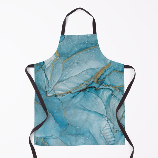 Item preview, Royal cyan mint liquid marble watercolor background with gold lines. Teal turquoise marbled alcohol ink drawing effect. Contemporary liquid painting texture with bronze brush strokes designed and sold by MTShoppingLine.