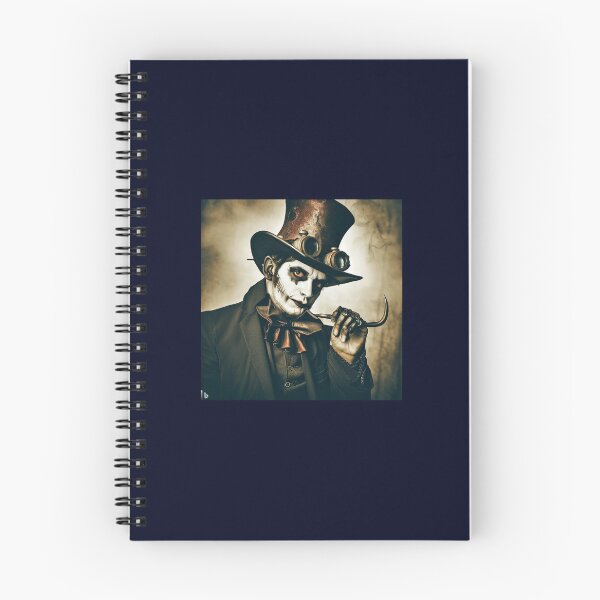 Item preview, Steam Punk Devilish Man con sombrero de copa y gafas designed and sold by rgrayling.