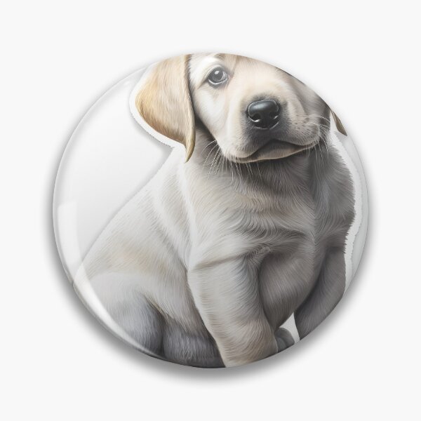 Artikelvorschau, Niedliches Baby Labrador Retriever Aufkleber Art.-Nr entworfen und verkauft von AnimalArtPro.