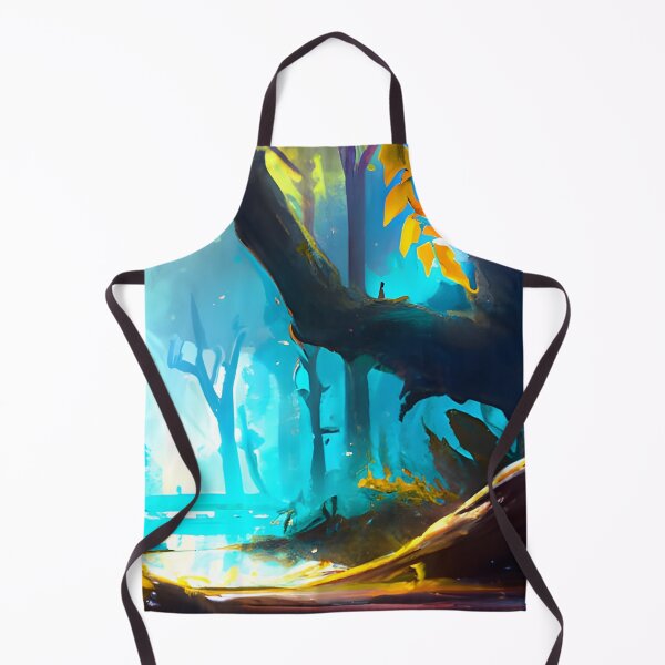 Artikelvorschau, Night forest with blue glow entworfen und verkauft von brandway.