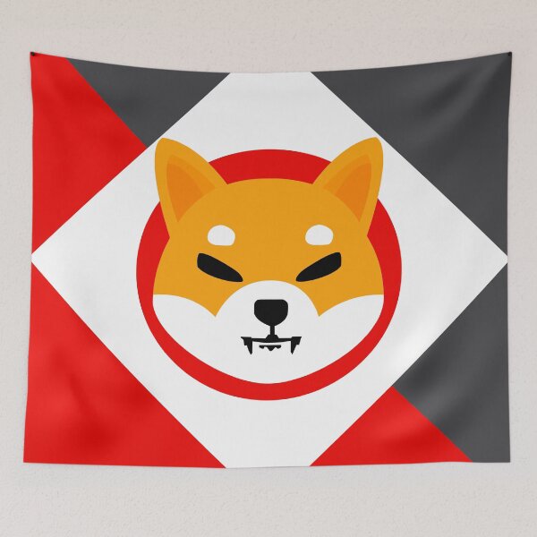 Item preview, Shiba Inu SHIB Crypto Altcoin - Abstract Geometry designed and sold by CryptoMoods.