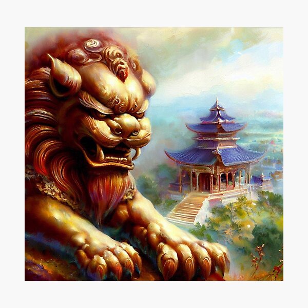 Item preview, Chinese Foo Lion (27)  designed and sold by CrankyOldDude.