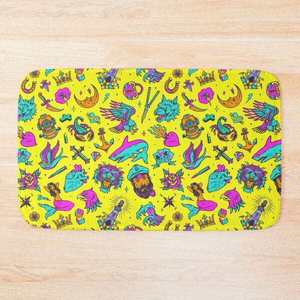 Item preview, Vintage Neon Tattoos for Rad Blokes & Sheilas designed and sold by WowThatsAwful.